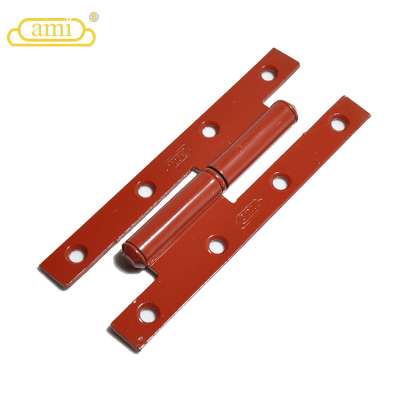 H Type Zinc Plated Square Head Door Hinge for Furniture