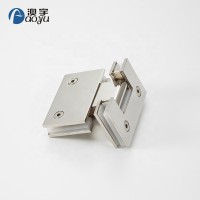 Stainless Steel  180 degree Glass To Glass Adjustable Shower Door Hinges,  Commercial Glass Shower Hinges